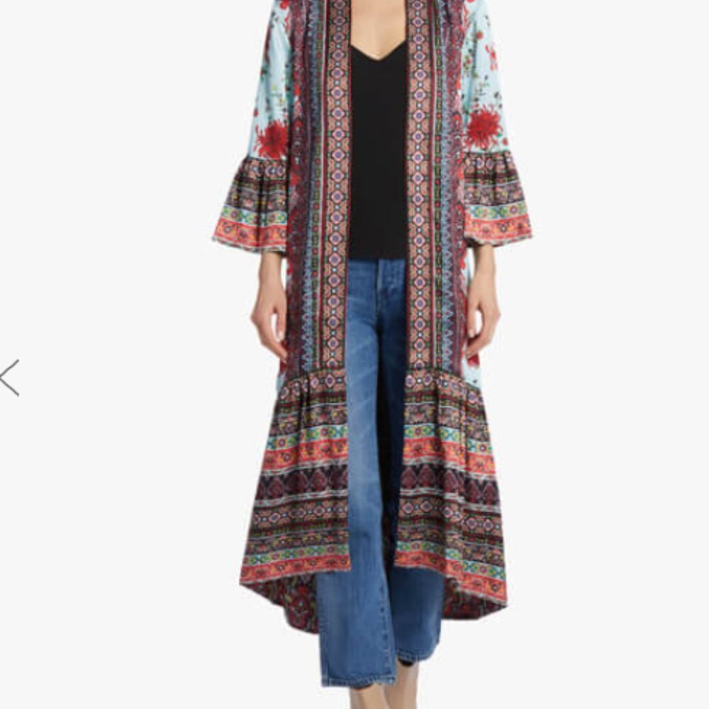 Alice and Olivia Dottie Reversible Kimono - XS/S